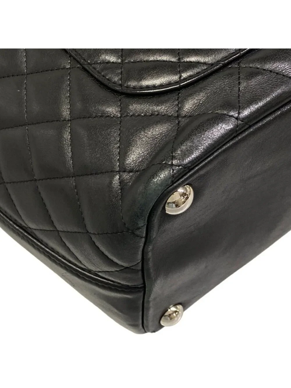 Chanel Tote Bag Cambon Line Large Black Lambskin